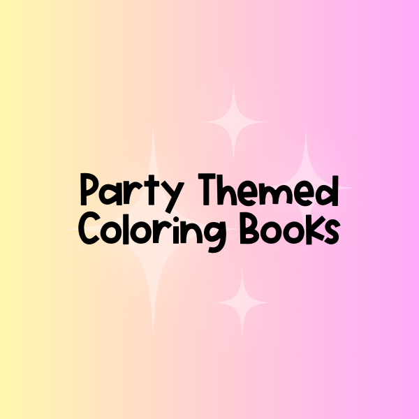 Party Themed Coloring Books